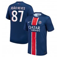 Maglie da calcio Paris Saint-Germain Joao Neves #87 Prima Maglia 2024-25 Manica Corta